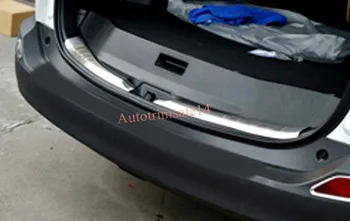 

2pcs Inside Rear Bumper Protection Trunk Step Plate Guard for TOYOTA RAV4 2013-2015