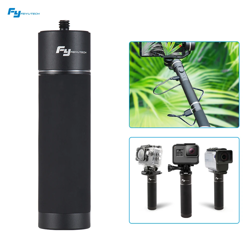 

New Arrival FeiyuTech Handle Charger Power Pack Reach Pole Extension Bar for G5/SPG/WG2/VIMBLE2 Gimbal for GoPro Hero 6/5/4/3+
