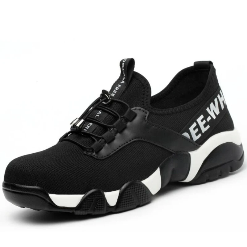 الصيف الجديدة خفيفة الوزن تنفس شبكة الرجال حذاء امن للعمل البناء الصلب تو واقية حذاء رياضة أحذية أمان للرجال