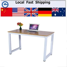 Современный деревянный и металлический компьютерный ПК домашний офисный стол функциональный стол для учебы