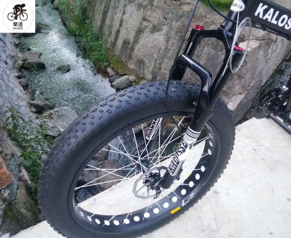 Flash Deal Kalosse Beach bike 26*4.0 tires Snow mountain bicycle 30 Speed Microshift folding Hydraulic brakes 26er 9 Flash Deal Kalosse Beach bike 26*4.0 tires Snow mountain bicycle 30 Speed Microshift folding Hydraulic brakes 26er 9