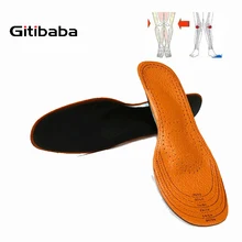X leg foot care Pronation orthotic insole arch support orthotic insoles Leather Insole Absorb Shock Release Moisture