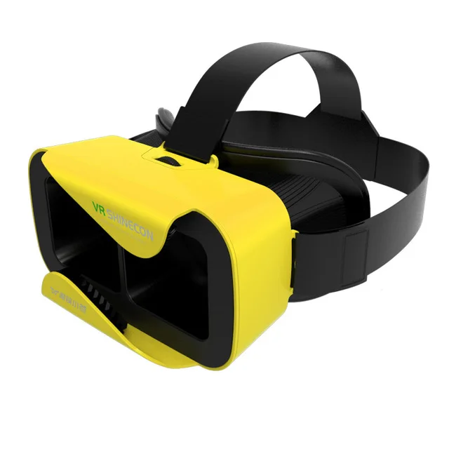 Новый Портативный VR Shinecon мини 3D шлем виртуальной реальности картона очки для iPhone