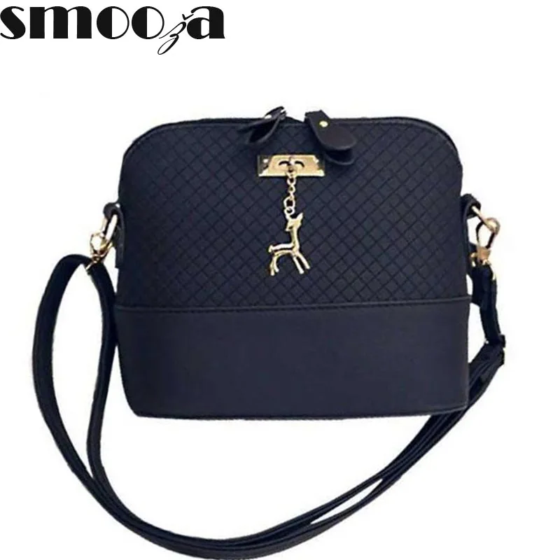  SMOOZA Deer Shell women Bag HOT SALE 2017 Women Messenger Bags Fashion lady crossbody Mini Bag Women Shoulder Bags drop shipping 