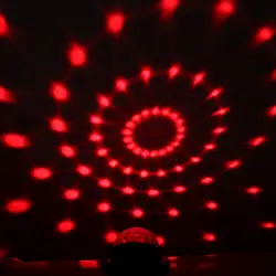 Мини RGB 3 Вт хрустальный магический шар светодиодный сценический светильник диджей ktv дискотека свет вечерние рождественские прожекторы