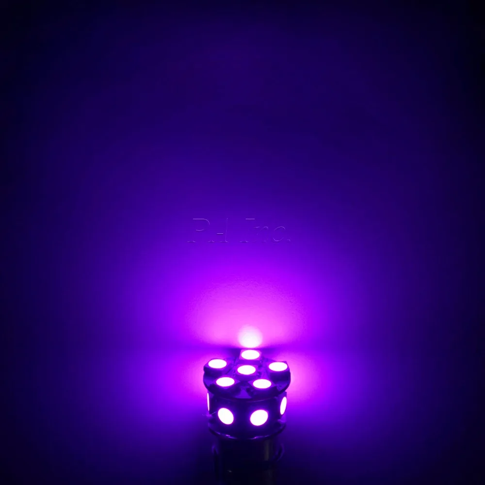 

PA LED 2pcs x Car Auto Tail Reverse Lights lamp Bulb 13SMD BA15D LED 5050 Purple
