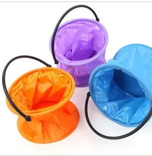 

Protable Folding bucketnewest silicone wallet Travel bucket Picnic Bucket 11080122 WholesaleFree Shipping