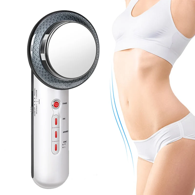  EMS Body Slimming Massager Weight Loss Anti Cellulite Fat Burner Infrared Ultrasonic Therapy Sonic 