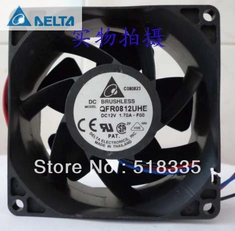 Для delta 8 см 80 мм 80*80*38 8038 12В 1.70A 3 линии Вентилятор охлаждения|cooling fan|cooling fan 12v12v 80mm |