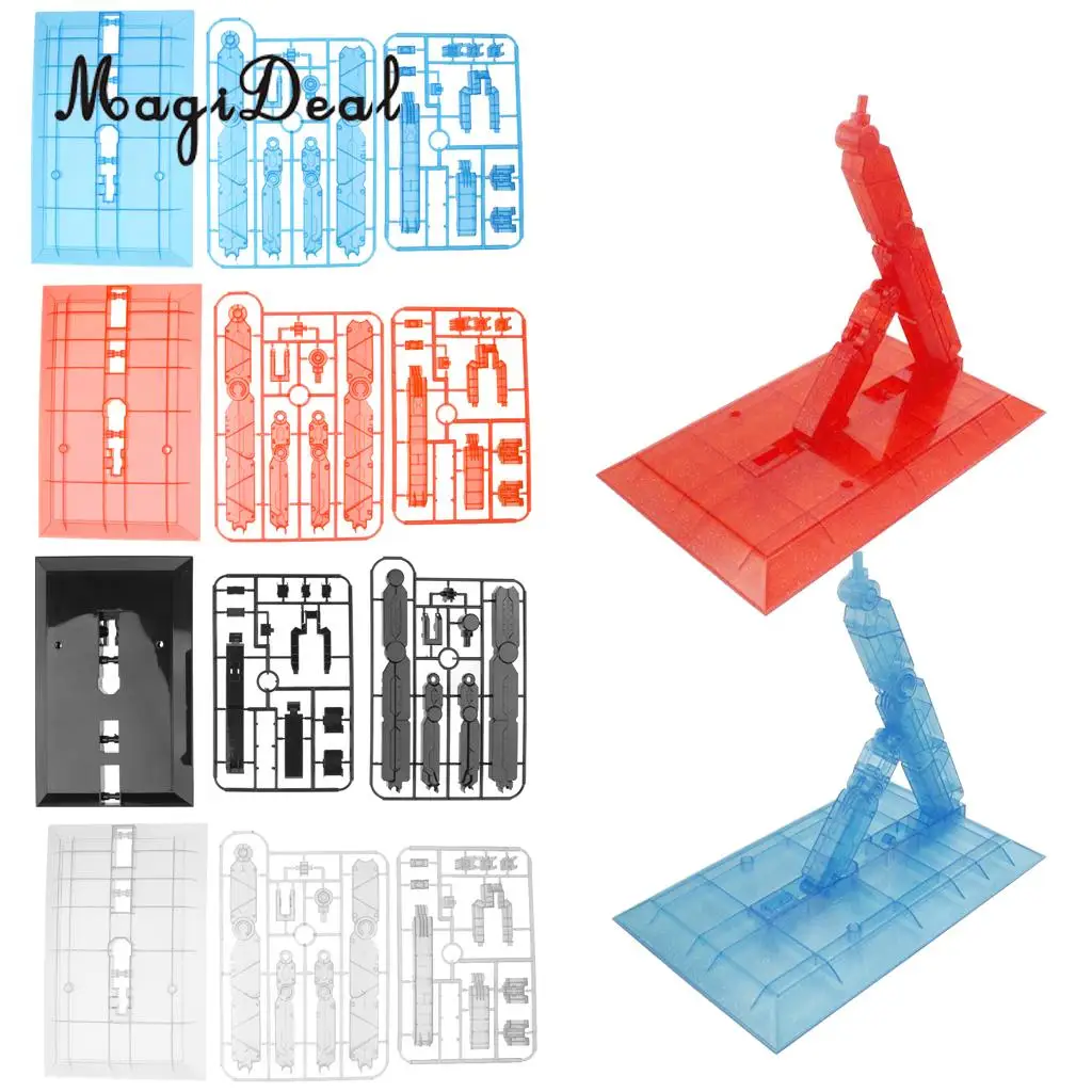 Plastic Action Base Display Stand Hold for 1/60 1/100 PG MG Gundam Figure Model DIY Building Toy Accessories