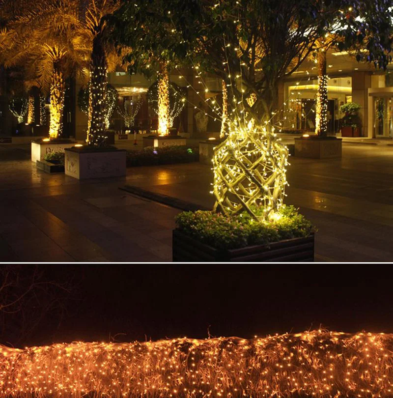 led holiday christmas string light lamp rgb white warm white adjustable holiday light (7)