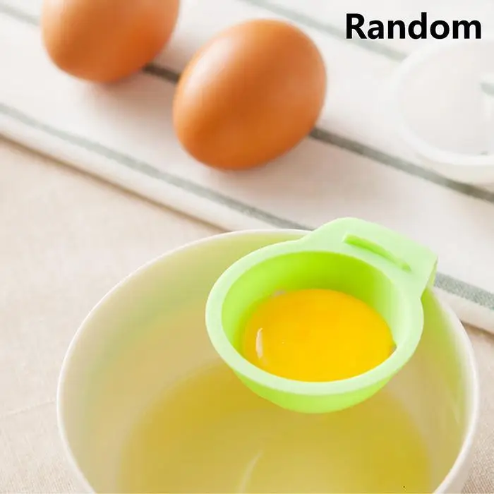 Креативные ленивые поставки пластиковые яйца разделители разделитель желтка и белка безопасные практичные ручные инструменты для яиц кухонные помощники кухонные принадлежности