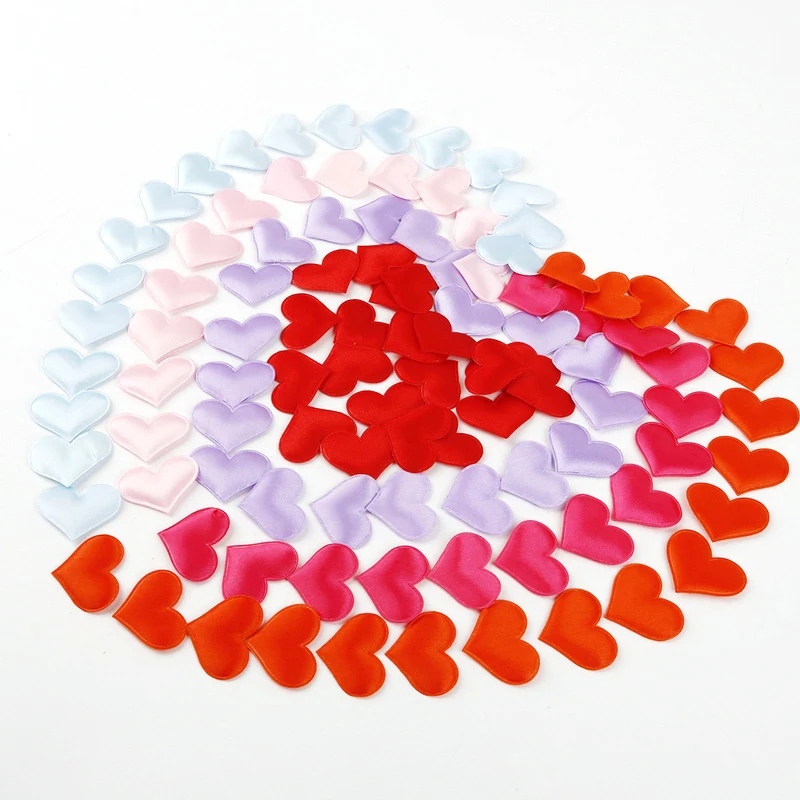 Party decorations 100Pcs 2~3.5cm Sponge Heart Wedding Confetti Throwing Petals For Love Bride Valentine's Day Gift Party Room Decoration