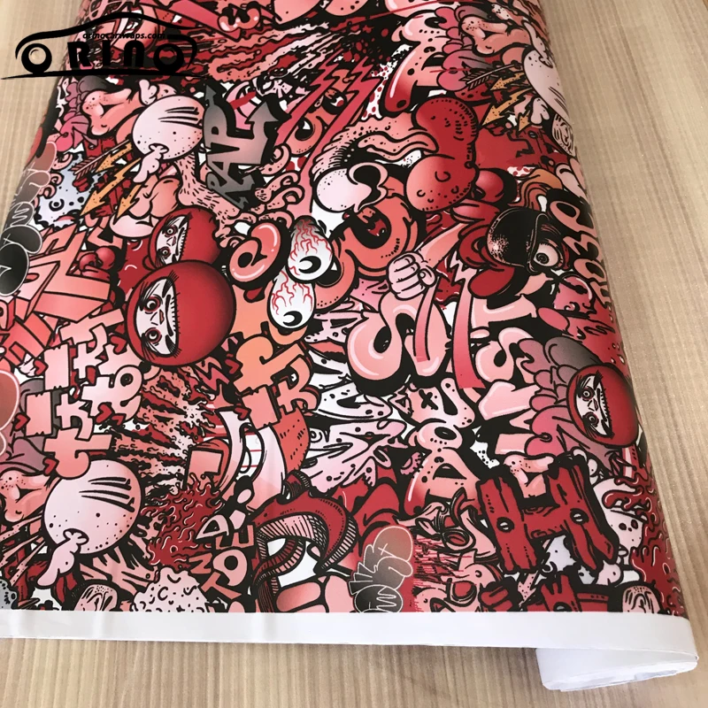Sticker Bomb Vinyl Wrap Film-12
