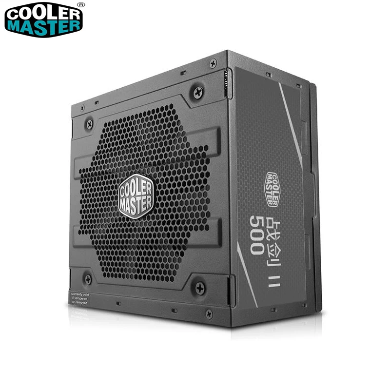 برودة ماستر PC PSU وحدة إمداد الطاقة للكمبيوتر تصنيف 500 W 500 واط 12 سنتيمتر مروحة 12 V ATX PC إمدادات الطاقة PFC actice ل عبة مكتب