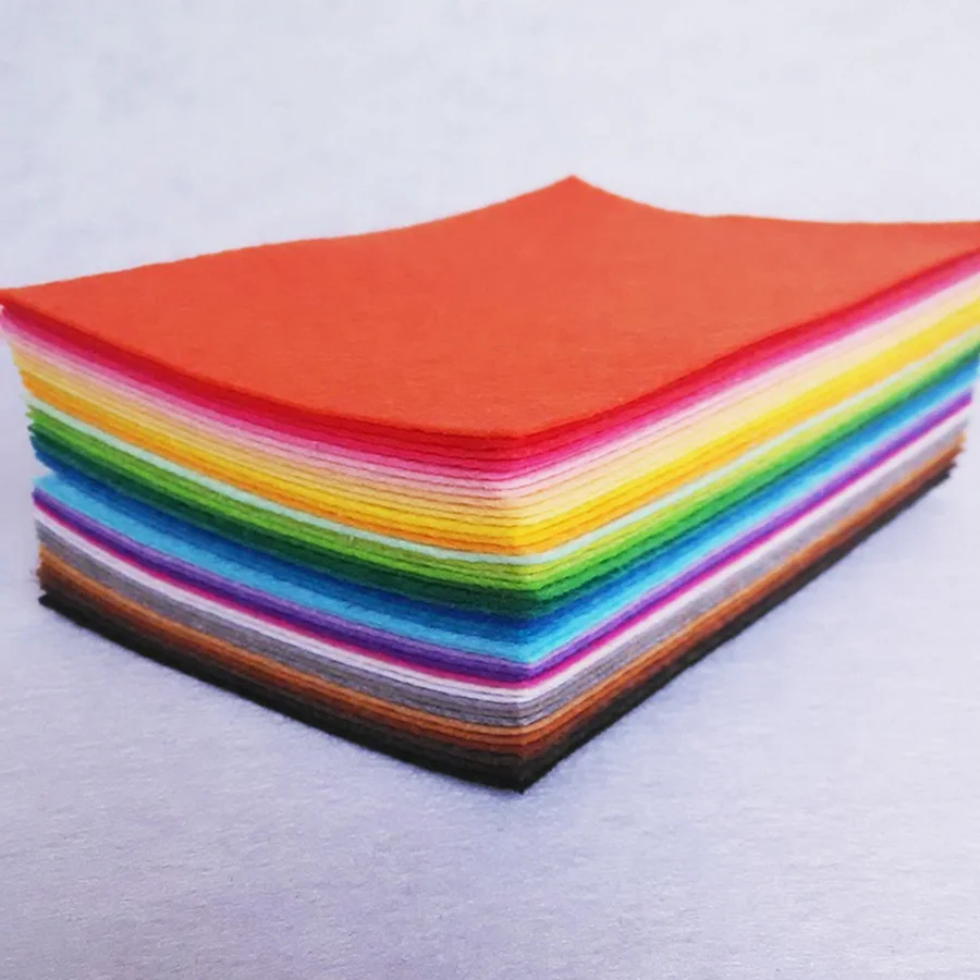 42piece 30cm 20cm polyester nonwoven felt fabric diy felt christmas felts