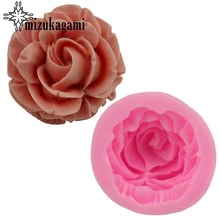 1pcs UV Resin Jewelry Liquid Silicone Molds 3D Rose Flowers Resin Charms Mold For Silicone Resin Mold For Jewelry Making