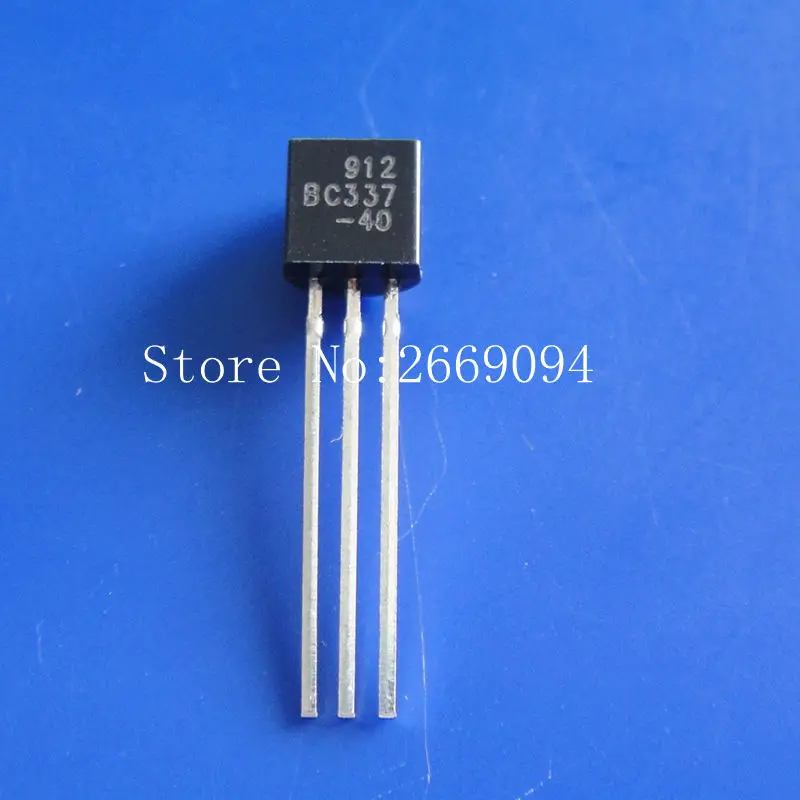 

50PCS BC337-40 BC337 TO-92 Silicon Transistor Small Signal Transistors
