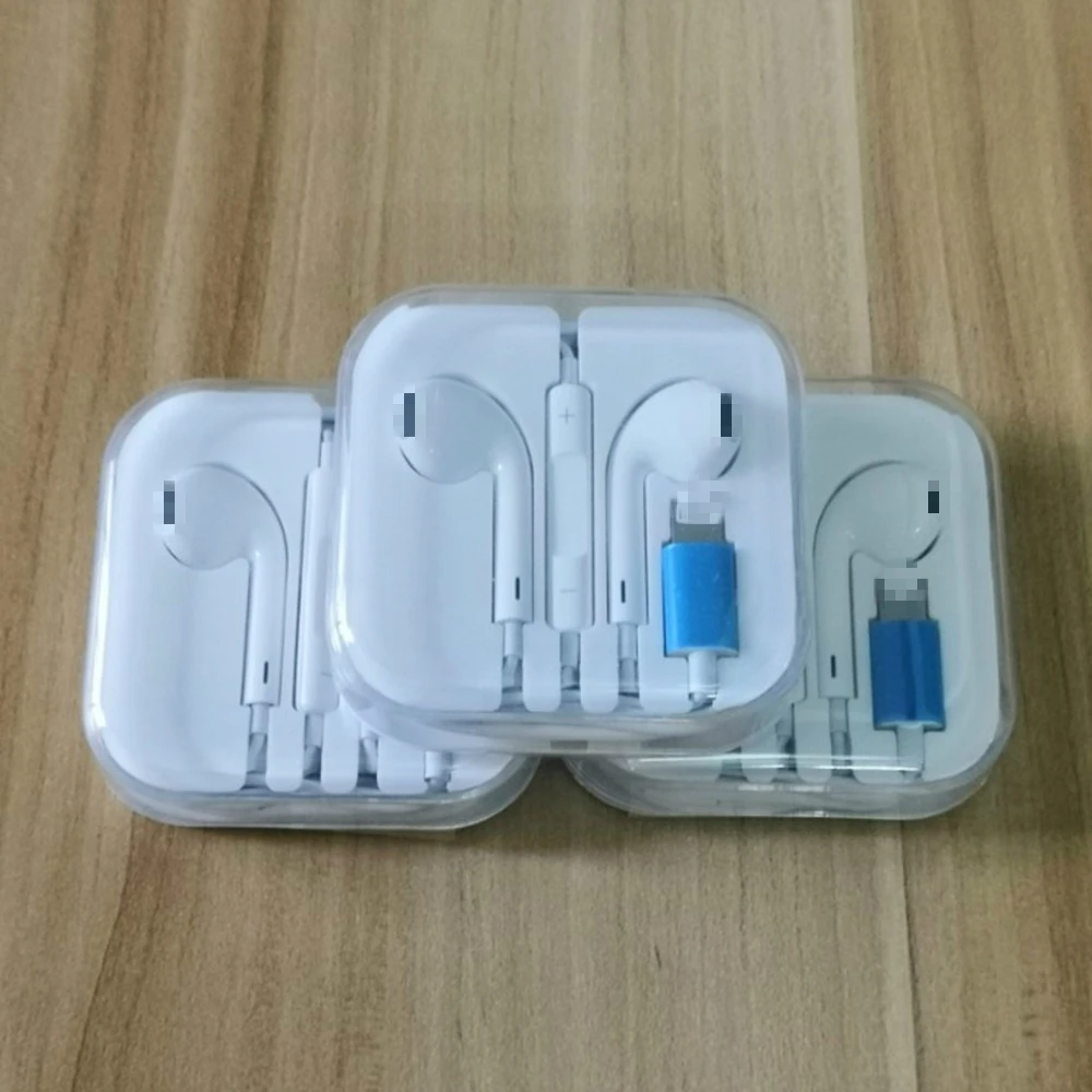 3 шт./лот освещение Bluetooth наушники с микрофоном проводные стерео для Apple iPhone 7 8 Plus X