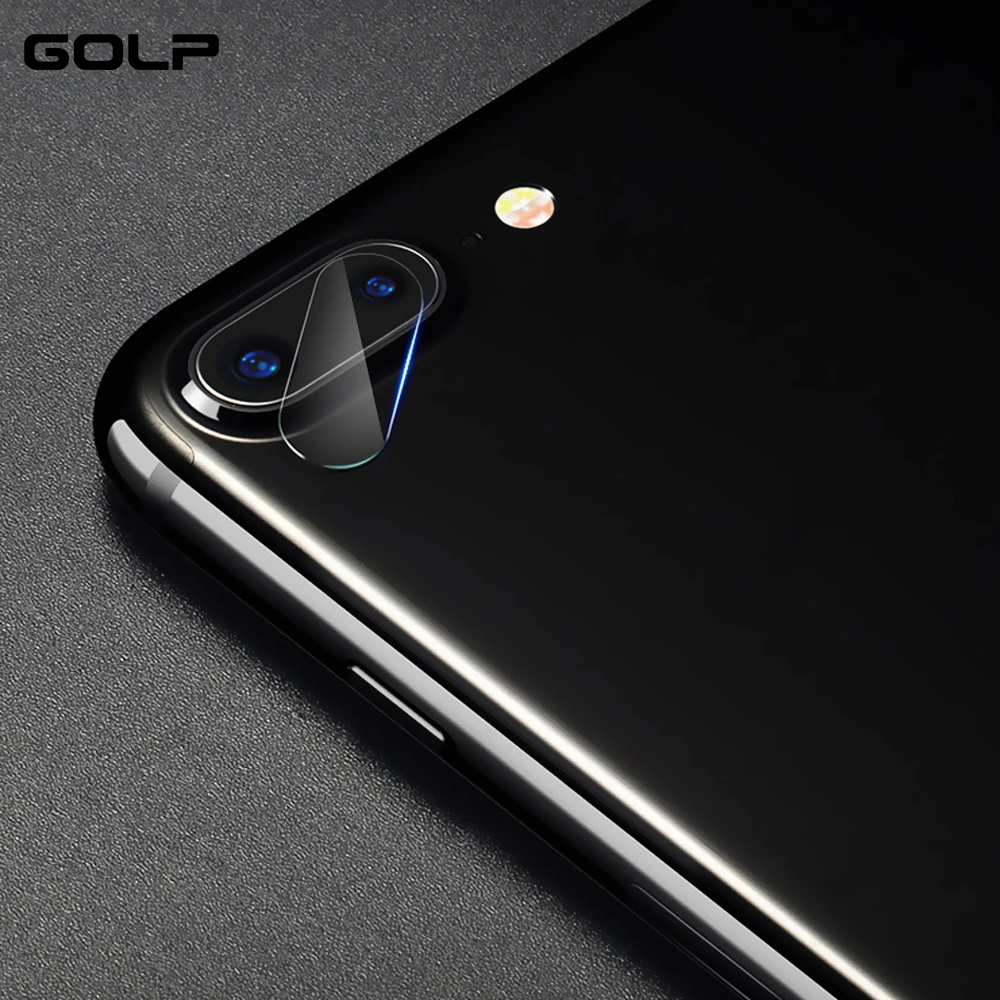 

GOLP Transparent Camera Lens Tempered Glass For iPhone 6s 7 8 Back Cover Lens Screen Protector Film For iPhone X 7 8 Plus