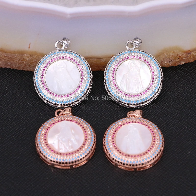 5 шт. ZYZ185 8832 милый микро с перламутровым корпусом|mother of pearl shell|mother pearlmother pendant |