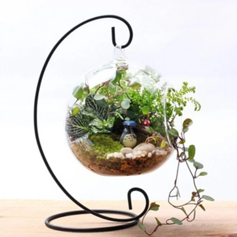 Crafts Iron Stand Hanging Glass Globe Air Plant Terrarium Witch Ball Ornament Display Stand Candle Vase Support Lantern Rack Ho Crafts Iron Stand Hanging Glass Globe Air Plant Terrarium Witch Ball Ornament Display Stand Candle Vase Support Lantern Rack Ho