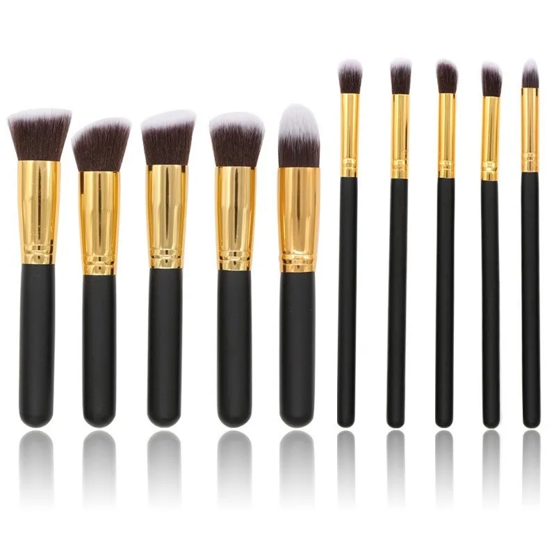 BLUEFRAG Pro Makeup Brush Set Powder Foundation Eyebrow Eyeshadow Cosmetic Make Up Tools Toiletry Kit for Women 10Pcs/set|makeup brush set|brush