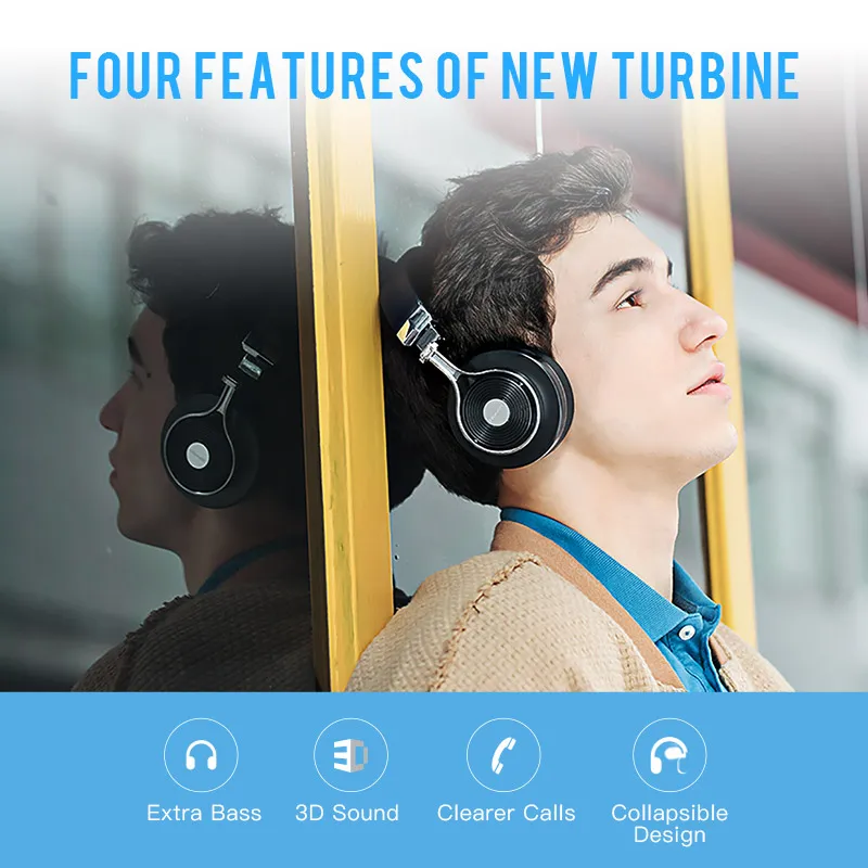 Bluetooth стерео Беспроводной супер бас музыкального Mp3 плеер гарнитура
