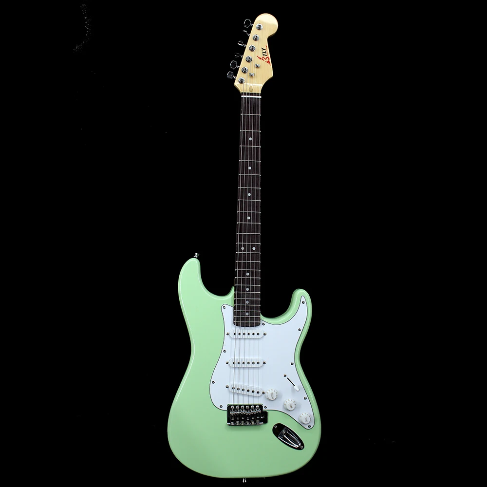 38 дюймов Высокое качество гитары ra Специальный Зеленый электрогитара