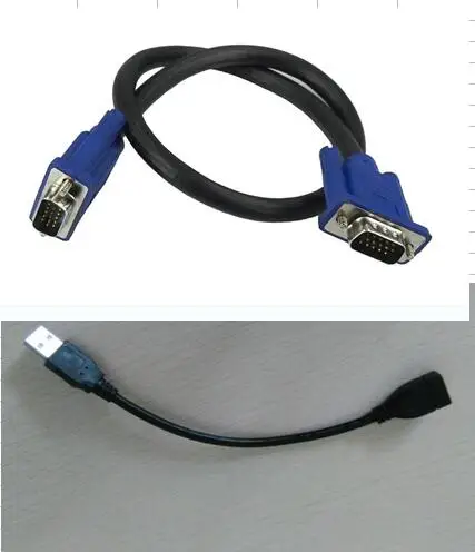 150 шт. usb male-female 90 см и 100 VGA 50 15Pin SVGA D-Sub HD15 Male to M/M короткое видео-монитор |