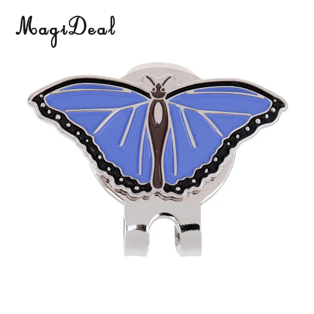 MagiDeal New Hot Sale 1Pc Golf Hat Clip with Detachable Magnetic Golf Marker Golf Novelty Gift