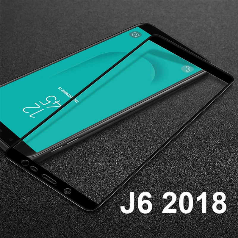 Закаленное стекло для samsung Galaxy J6 Защита экрана для samsung J6 J600F J600 SM-J600F стекло полное покрытие защитная пленка