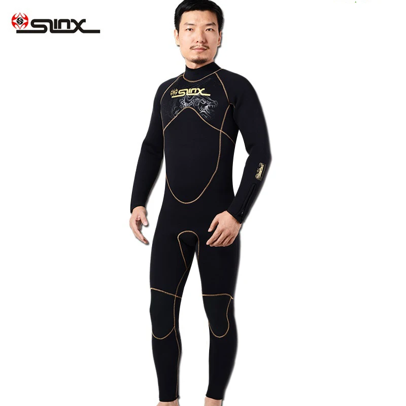 

SLINX 5mm wetsuit mens neoprene full body wet suits swimwear mergulho diving kite surfing suit