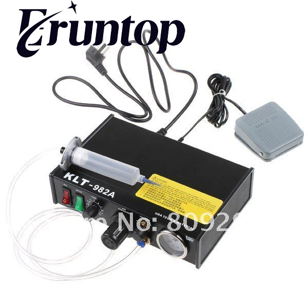 

220V Auto Glue Dispenser Solder Paste fluxes Controller Dispensing Dropper KLT 982A for SMD PCB
