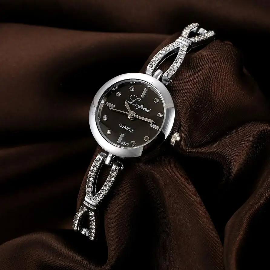 LVPAI женские часы-браслет для женщин Relojes Mujer часы с ремешком из нержавеющей стали нарядные Часы relogio feminino Femmes Montres#126 - Цвет: B