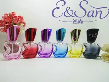 

Wholesale PT077S-15ML Apple-type Colored Glass Empty Perfume Spray Bottle 100PCS/LOT