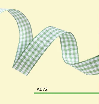

1/2" Inch 12 mm or 1.2 mm Scottish checked lattice ribbon