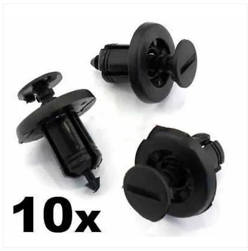 10x Plastic Front Bumper & Grille Clips for the Nissan Qashqaigrill