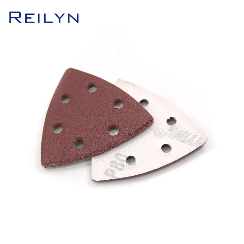 Reilyn Новый треугольный лоток для наждачной бумаги искусственная бумага 20