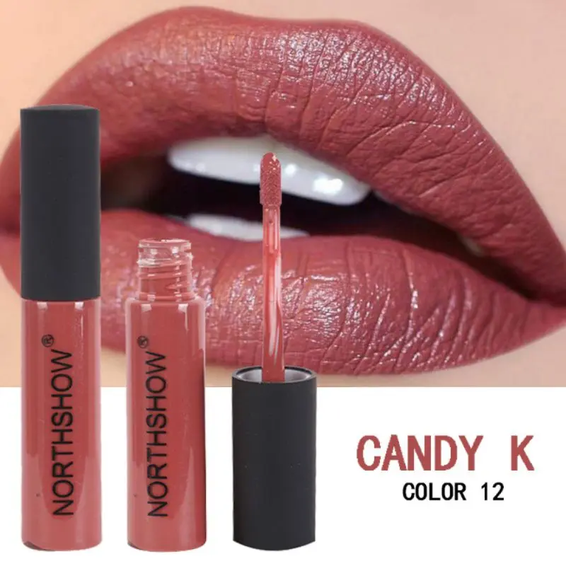 

F.Lashes Matte Liquid Lipstick Easy To Wear Makeup Waterproof Matte Lip Gloss Make Up Batom Mate Makeup Lipstick Long Lasting