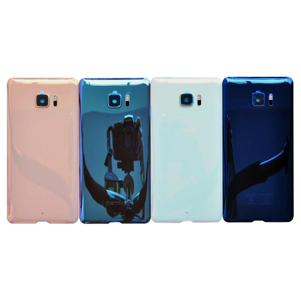Стеклянная задняя крышка ZUCZUG для HTC U Ultra аккумулятора запасная часть с объективом