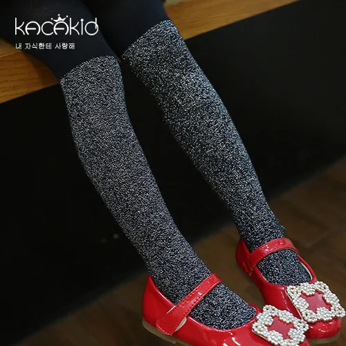 KACAKID детские колготки для девочек блестящие шелковые Детские хлопковые 1100|children