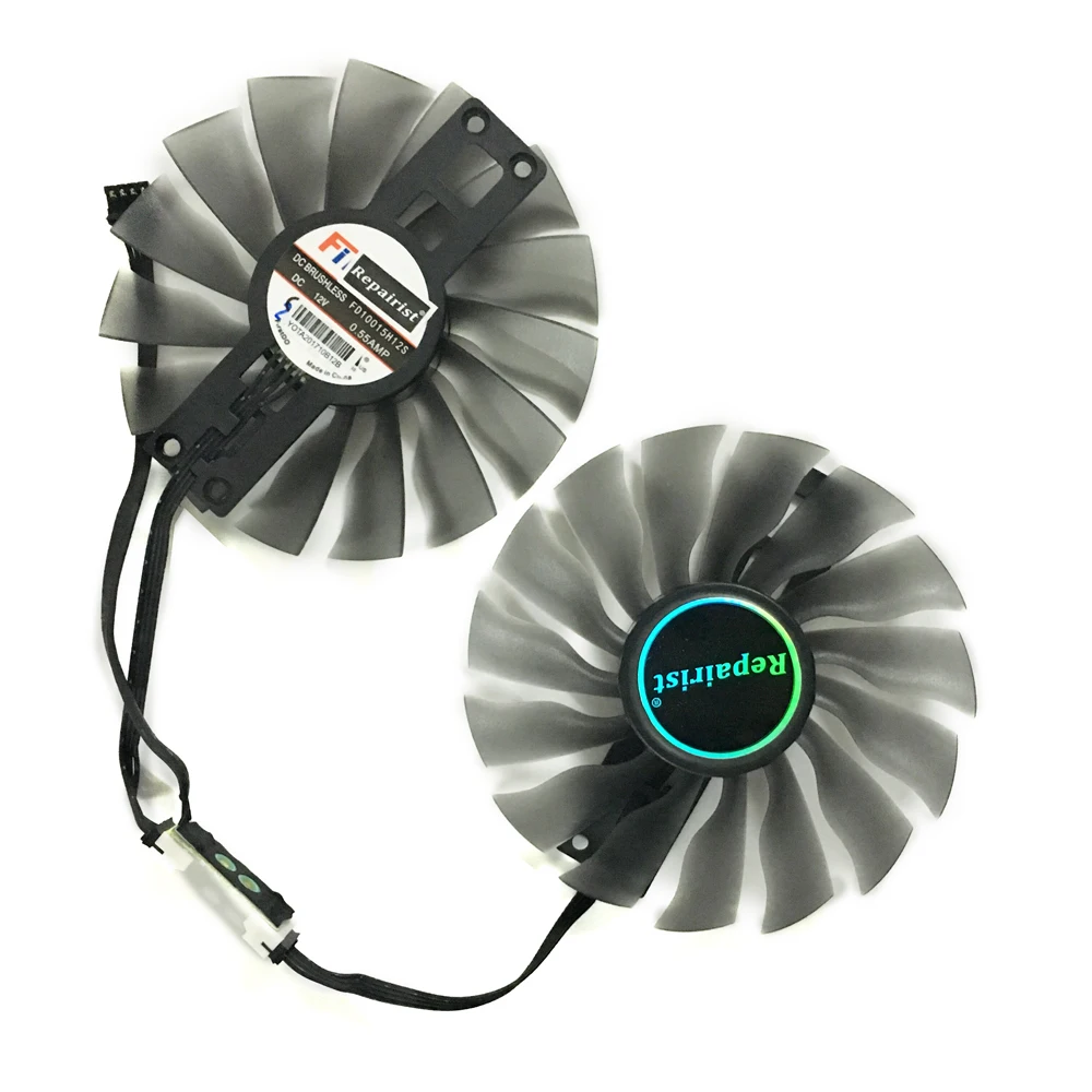 Вентилятор Охлаждения видеокарты FD10015H12S GTX1080/100 ti GPU VGA для GeForce Palit GTX1080ti GTX1070ti в