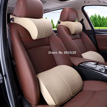 

Car Seat Cushion Head Back Neck Rest Pillow Memory Foam Seat Cushions Back For hyundai i30 creta accent solaris Accessories