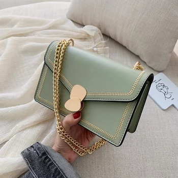 

Women 2019 Embroidery PU Leather Crossbody Bags New Chain Messenger Shoulder Bag Ladies Cross Body Purses And Handbag Bolsas