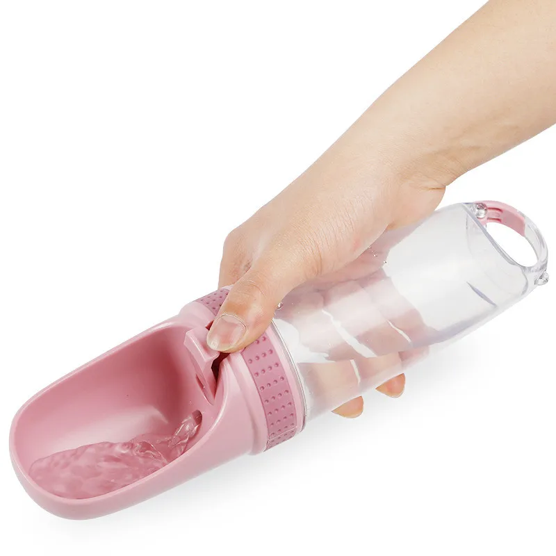 Dog Water Bottle for Walking Portable Water Bottle with Bowl Dispenser Travel Drinking Feeder for Dog & Cat sport MayT4  (6)
