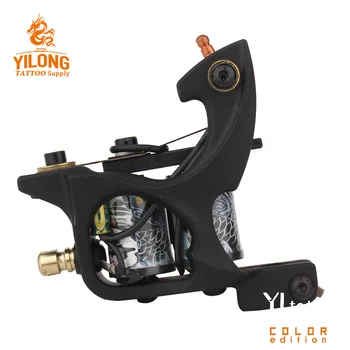 

Pro 10 Wrap Coils Cast Iron Tattoo Machine Liner Shader For Set Power Supply