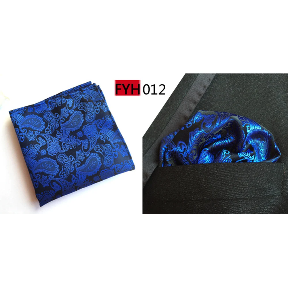Мужской красочный Пейсли узор карман квадратный джентльменов свадебный платок BWTHZ0326