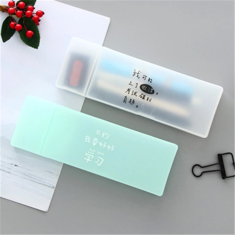 シンプルな鉛筆ケースかわいい学用品 Bts 文房具ギフトかわいい筆箱ペンケースオフィス学校鉛筆ケース S ツール Pencil Bags Aliexpress