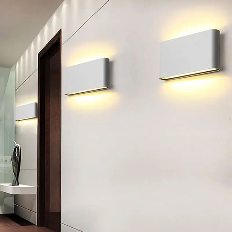 

Wall Light Led Waterproof IP65 Outdoor Wall Lamp Aluminum 6W/12W LED Wall Light Indoor Decorated Wall Sconce